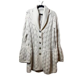 Diane Von Furstenberg Wool Joelle Cardigan Size M